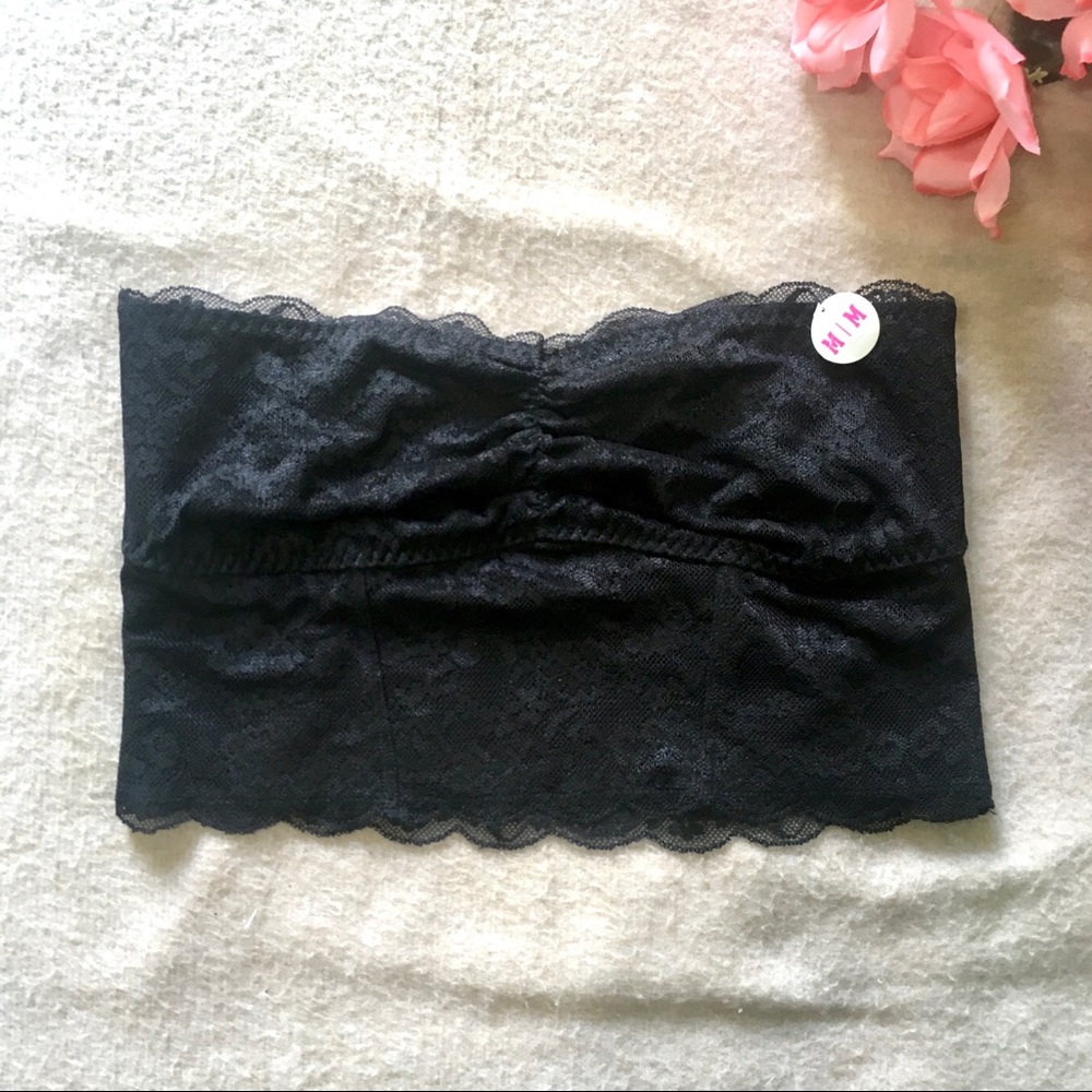 Long Lined Lace Bandeau